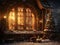 Festive Hearth: Enchanting Christmas Living Room. Generative Ai