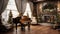 A festive music room with a grand piano