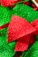 Festive Red and Green Christmas Tortilla Chips