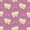 Festive seamless pattern, champagne glasses and fireworks. Festive background, print vector