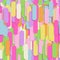 Festive seamless pattern with confectionery sprinkling. Office note stickers random mess repeated texture of pink