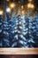 festive and snowy Christmas background with a designated area for copy-text.