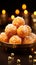 Festive sweetness Motichoor laddu, adored Indian treat for celebrations, brimming with flavor