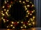 festive warm mysterious holidaythemed wreath