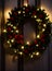 festive warm mysterious holidaythemed wreath