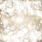 Festive winter background, beige, white circles, snowflakes, bokeh, Christmas, December, January, February, glitter