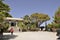 Festos, september 4th: Museum Building courtyard of the Festos Archaelogical Site from Crete island in Greece