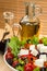 Feta Cheese Salad, Olive Oil & Balsamic Vinegar