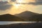 Fethiye, Oludeniz Beach on sunset in Turkey