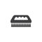 Fetlock. cleaning brush icon