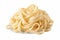 Fettuccine Alfredo On Isolated Transparent Background