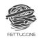 Fettuccine pasta glyph icon
