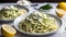 Fettuccine With Shredded Zucchini, Fresh Ricotta, and Lemon Zest