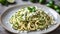 Fettuccine With Shredded Zucchini, Fresh Ricotta, and Lemon Zest