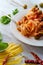 Fettuccine Sugo all`arrabbiata Olives