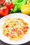 Fettuccine with tomato