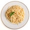 Fettucine all\'Alfredo from above