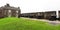 A few guns of the Grand Battery on Stirling Castle walls, Scotland