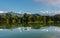 Fewa Lake and the Annapurna range in Pokhara