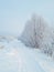 Fhoto of winterscape, white snow