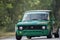 Fiat 128 Rally engaged in time trial race in Orvieto , Italy