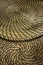 Fibonacci Multiple Contrasting Spirally formed dry grass mats