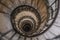 Fibonacci Sequence Spiral Staircase in Budapest