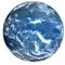 Fiction blue water planet isolated