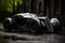 Fictional highly modified 1930\\\'s vintage car with widebodykit