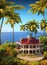 Fictional Mansion in Adamstown, , Pitcairn Islands.