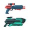 Fictional Space Gun or Blaster as Universe Energized Weapon Vector Set