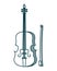 fiddle musical instrument isolated icon