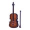 fiddle musical instrument isolated icon