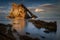 Fiddle Rock sunset