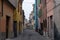 Fidenza street photo in Italy Emilia Romagna region