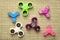 Fidget Spinner. Antistress, therapy. autism therapy.