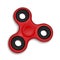 Fidget spinner. Hand rotation antistress toy for relax. Twist bauble to making tricks.