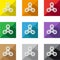 Fidget spinner icons