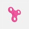 Fidget Spinner, Kids Toy, Fun, Exploration, New, Vector Design Illustration