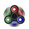 Fidget spinner on the move - toy moving for stress relief and attention enhancement. 3D render illustration