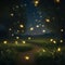 A field of fireflies illuminating a summer night in a symphony of light2
