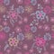 Field flowers seamless pattern