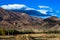 Field in Himalaya mountains of Tibet