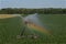 Field irrigation artificial rain plant water