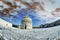 Field of Miracles in Pisa after a snow storm in winter, Italy