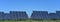 A field of solar panels collecting sun in north central Texas.