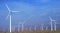 a field of wind turbines