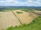 Fields at Combe Gibbet in the summer