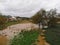 Fields flooded after a big storm