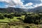 Fields and pastures of the Borrowdale valley